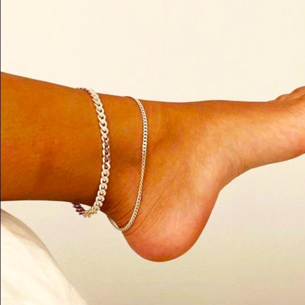 💃🏻HP💃🏻STERLING SILVER ANKLE BRACELET💃🏻